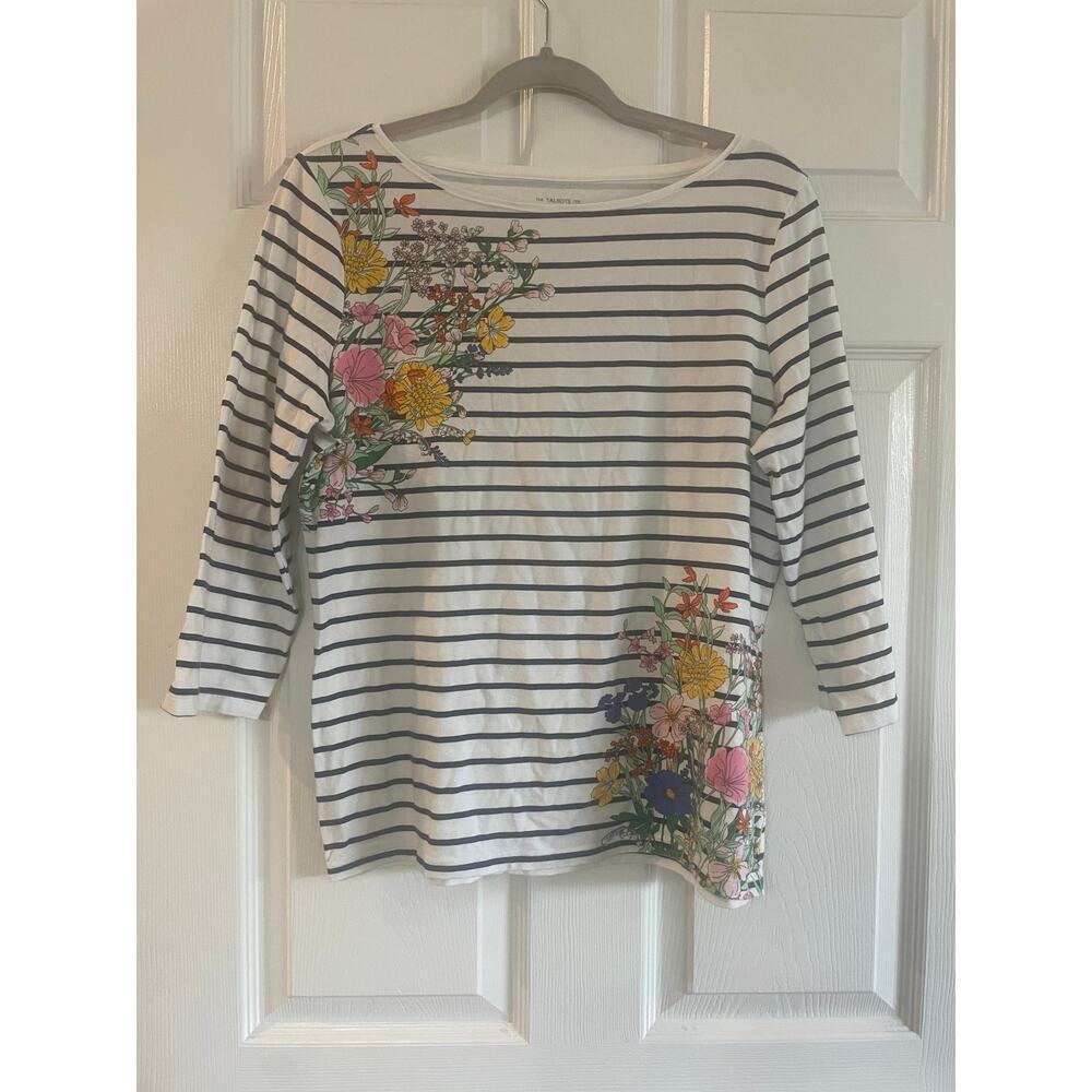 Talbots classic 3/4 length tshirt. Size Large Petitie - Picture 2 of 12